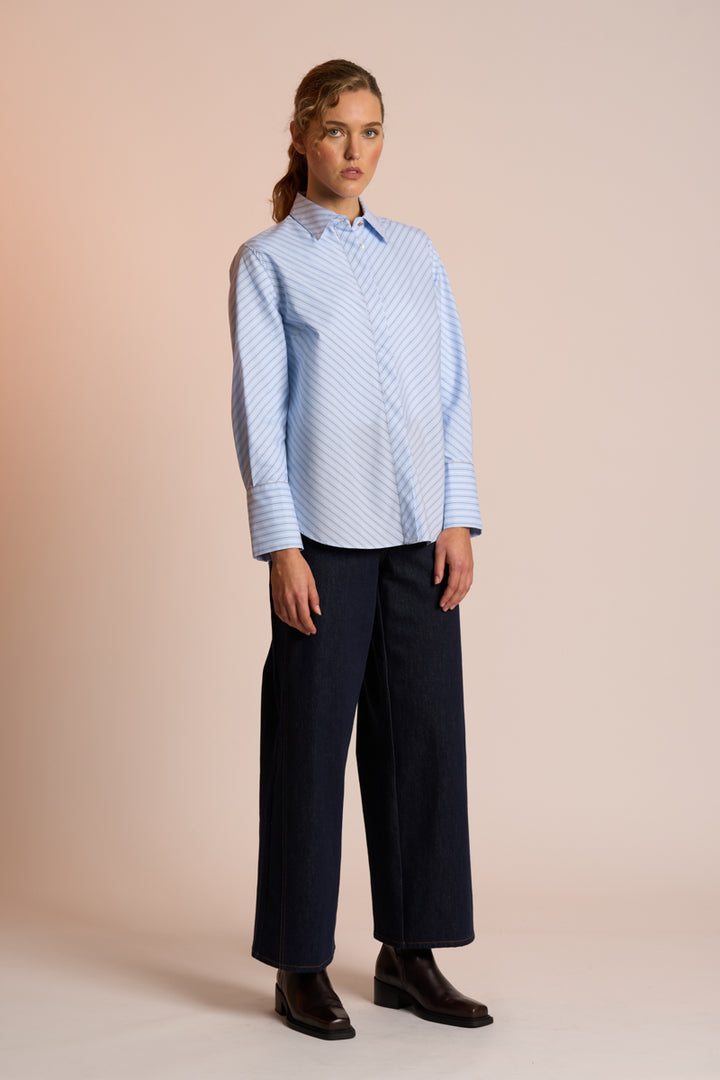 Ziggy Shirt | Aura Stripe