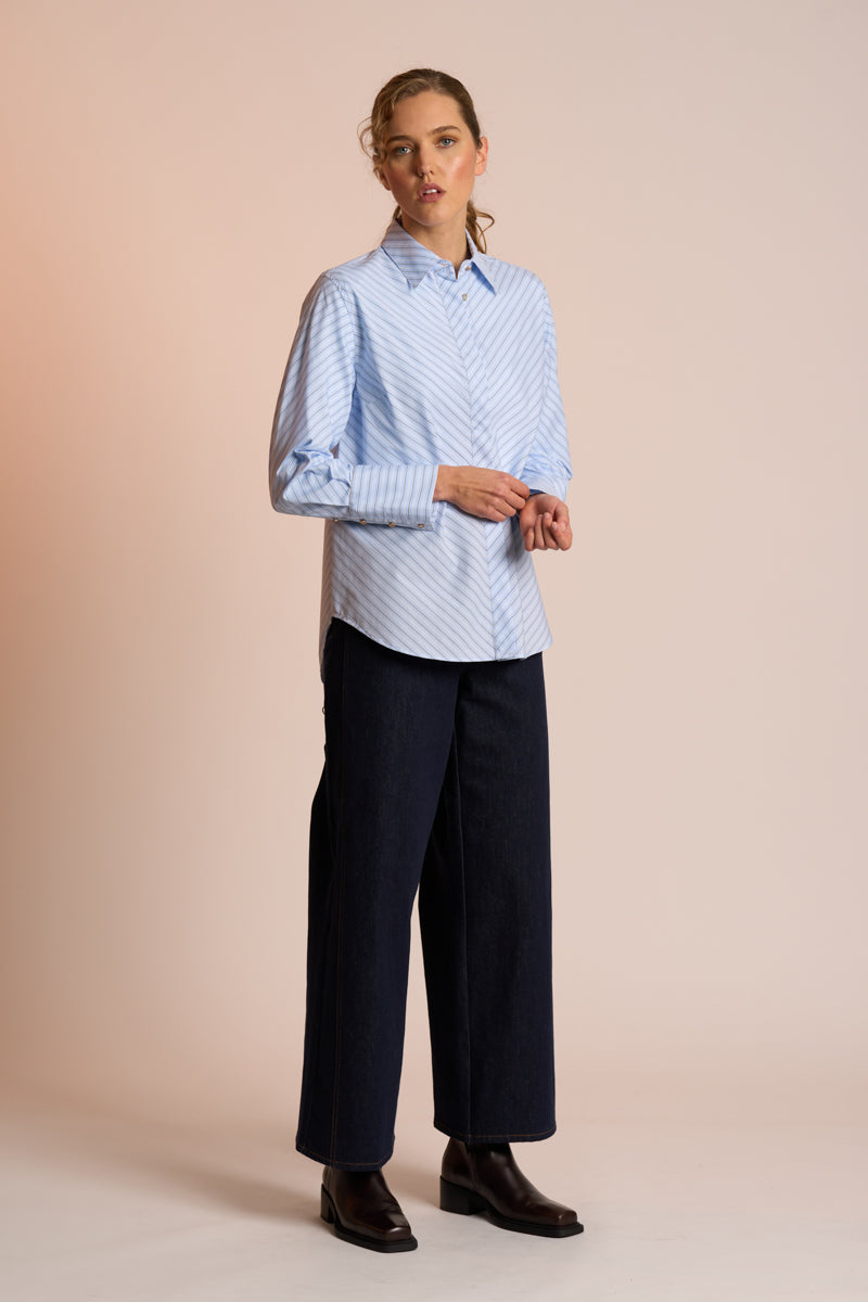 Ziggy Shirt | Aura Stripe