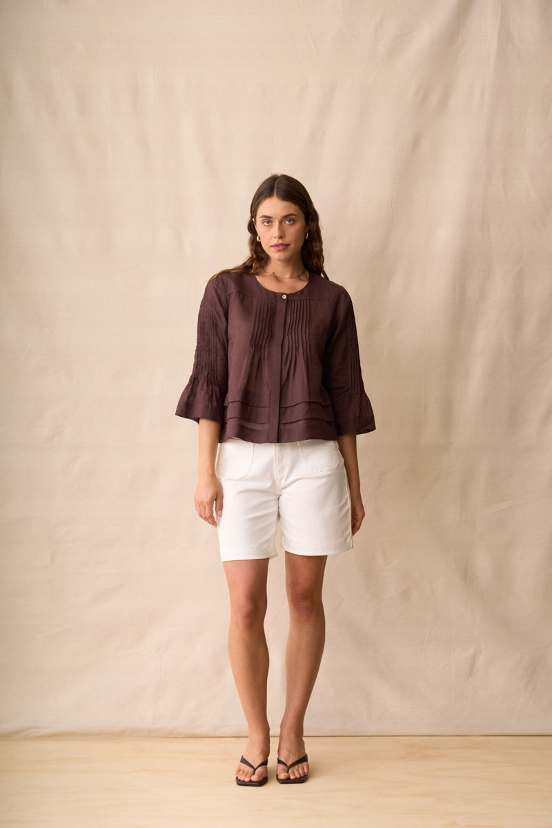 Rumi Blouse | Mahogany