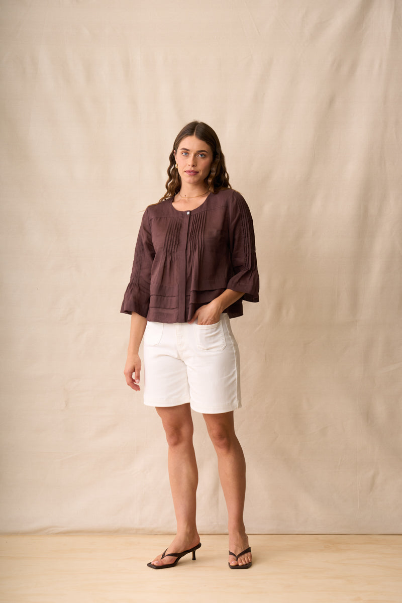 Rumi Blouse | Mahogany