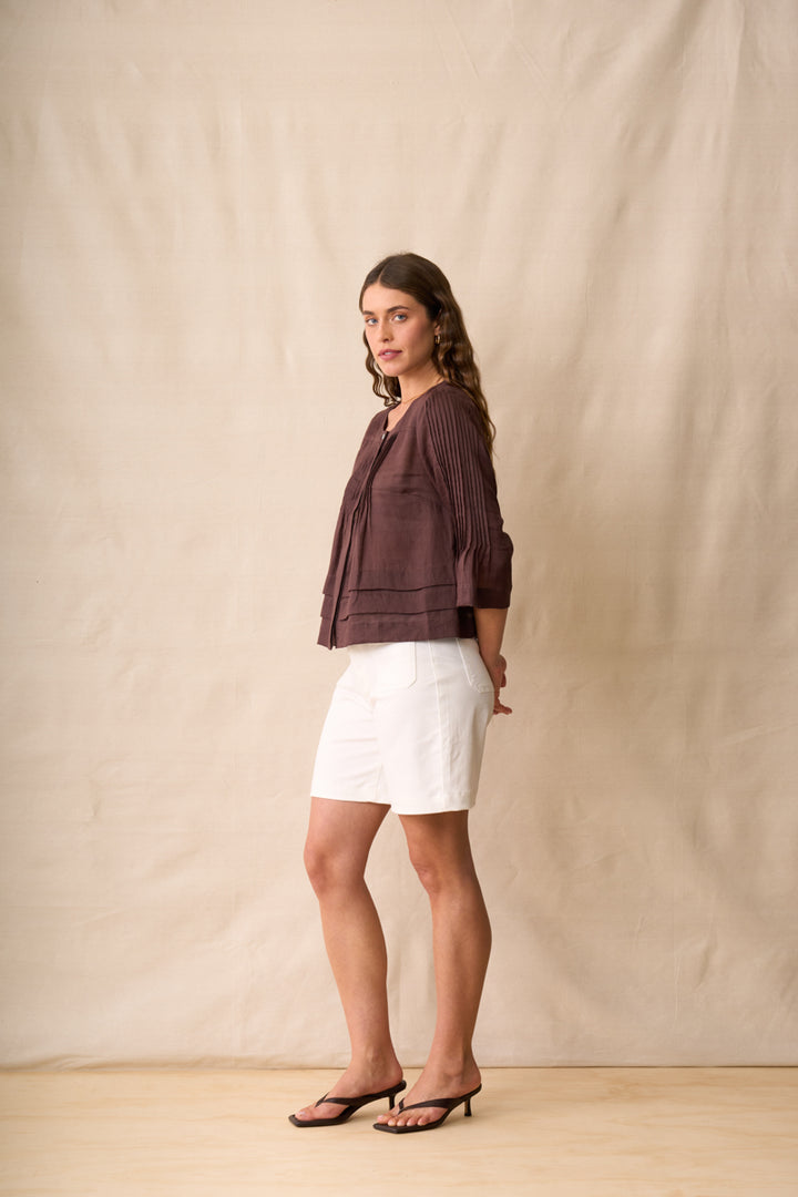 Rumi Blouse | Mahogany