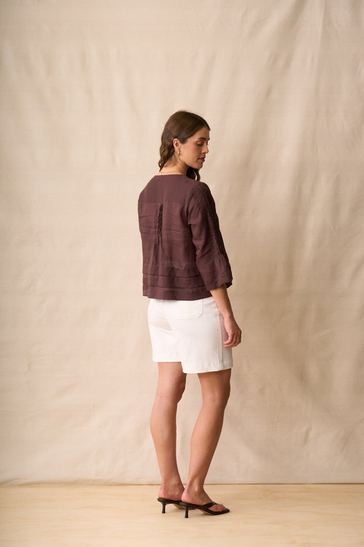 Rumi Blouse | Mahogany