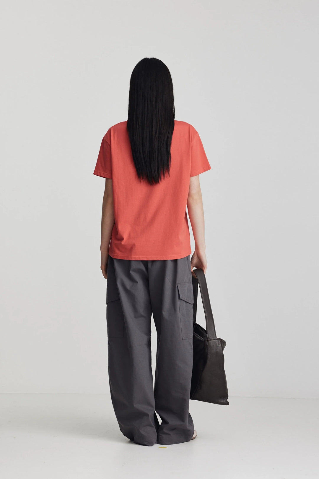 Aiden Tee | Berry Red/Soft Black