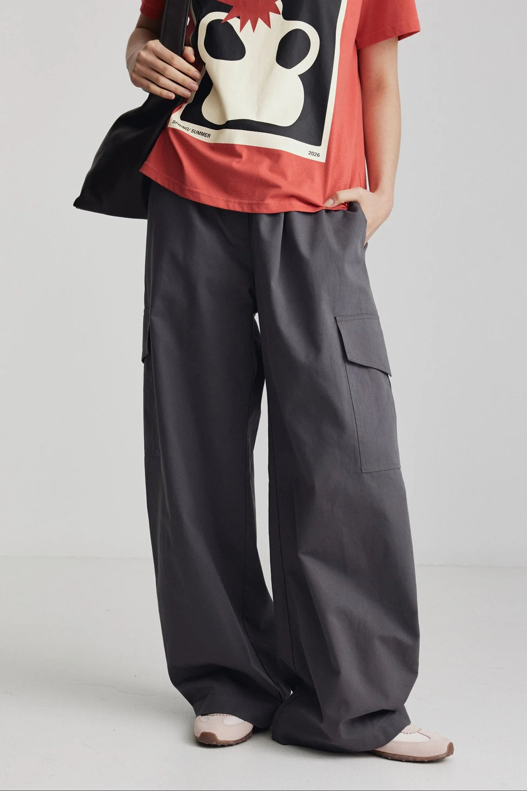 Aiden Tee | Berry Red/Soft Black