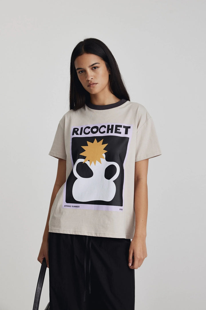 Aiden Tee | Light Grey/Ink