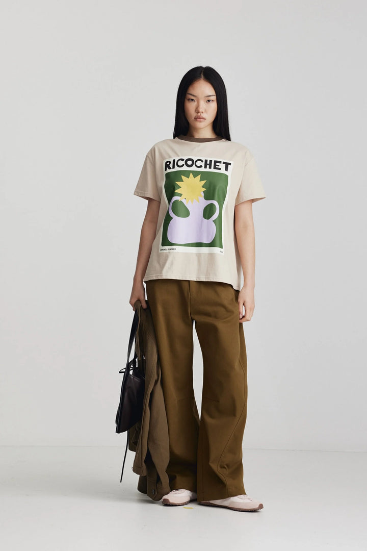 Aiden Tee | Sand Beige/Khaki