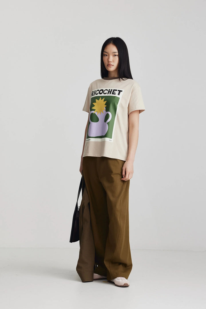 Aiden Tee | Sand Beige/Khaki
