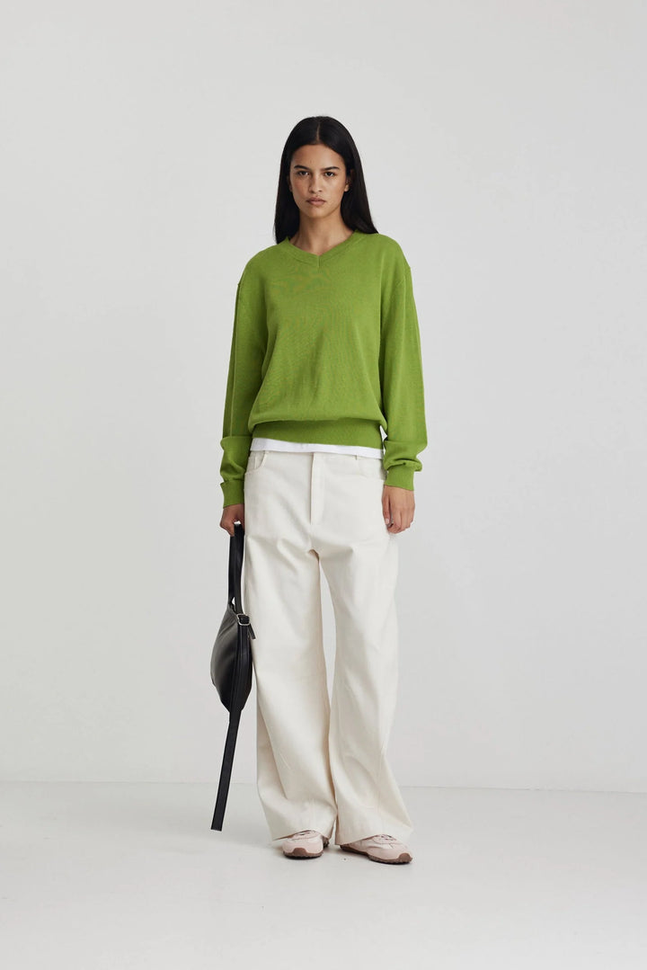 Amina Jumper | Apple Green