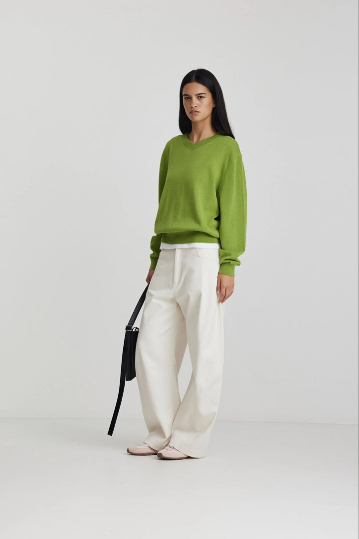 Amina Jumper | Apple Green