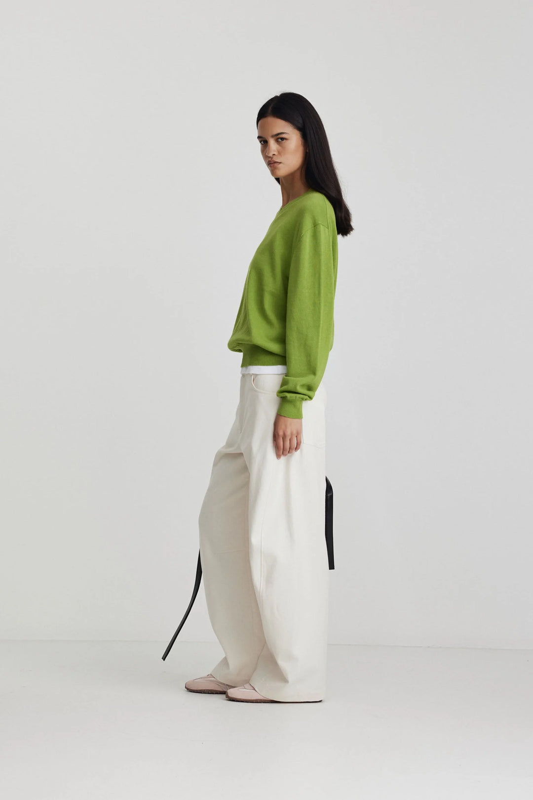 Amina Jumper | Apple Green