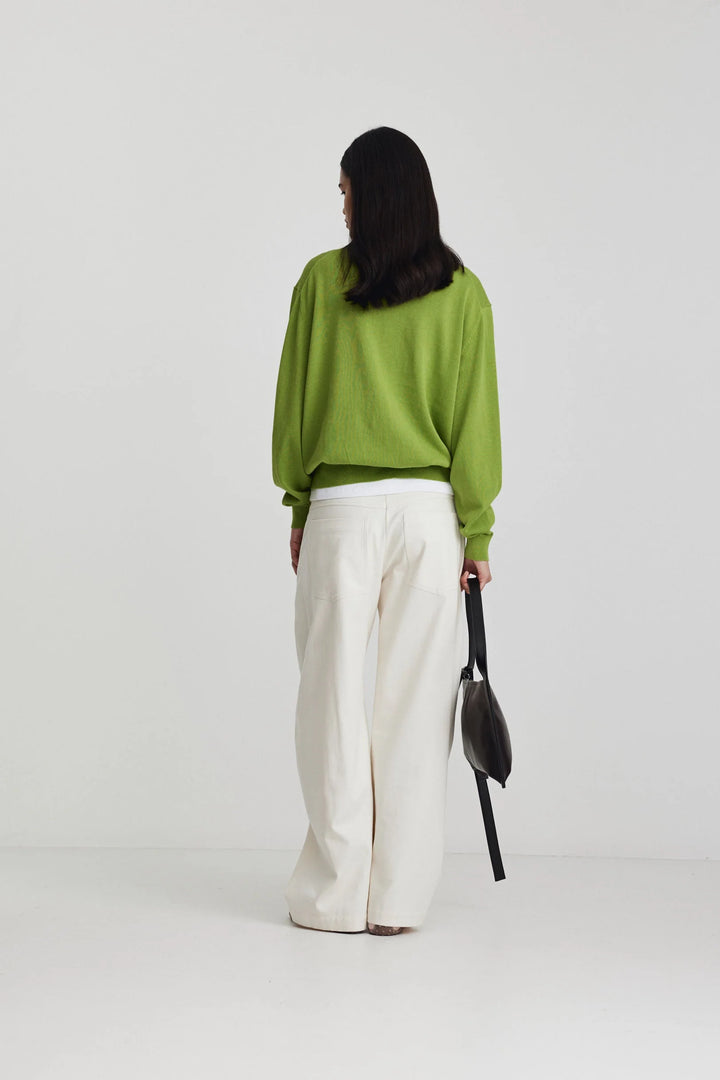 Amina Jumper | Apple Green