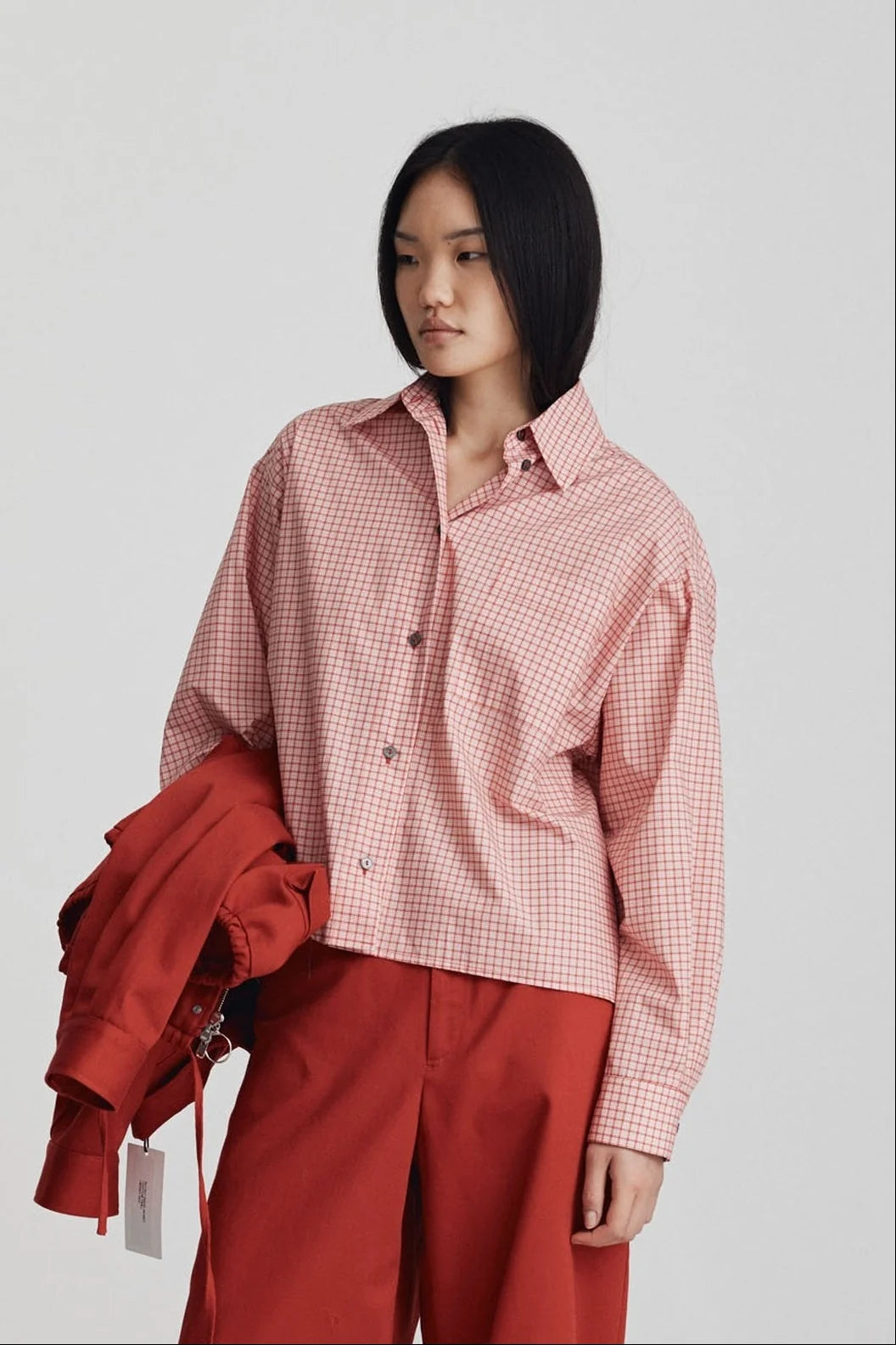 Botic Shirt | Cherry Red Check