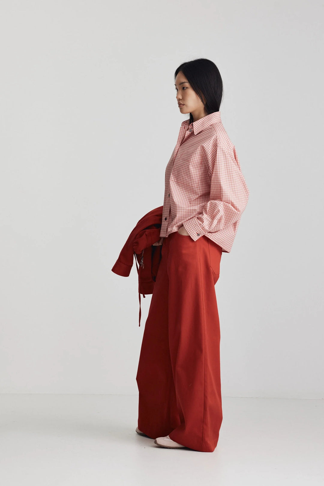 Botic Shirt | Cherry Red Check