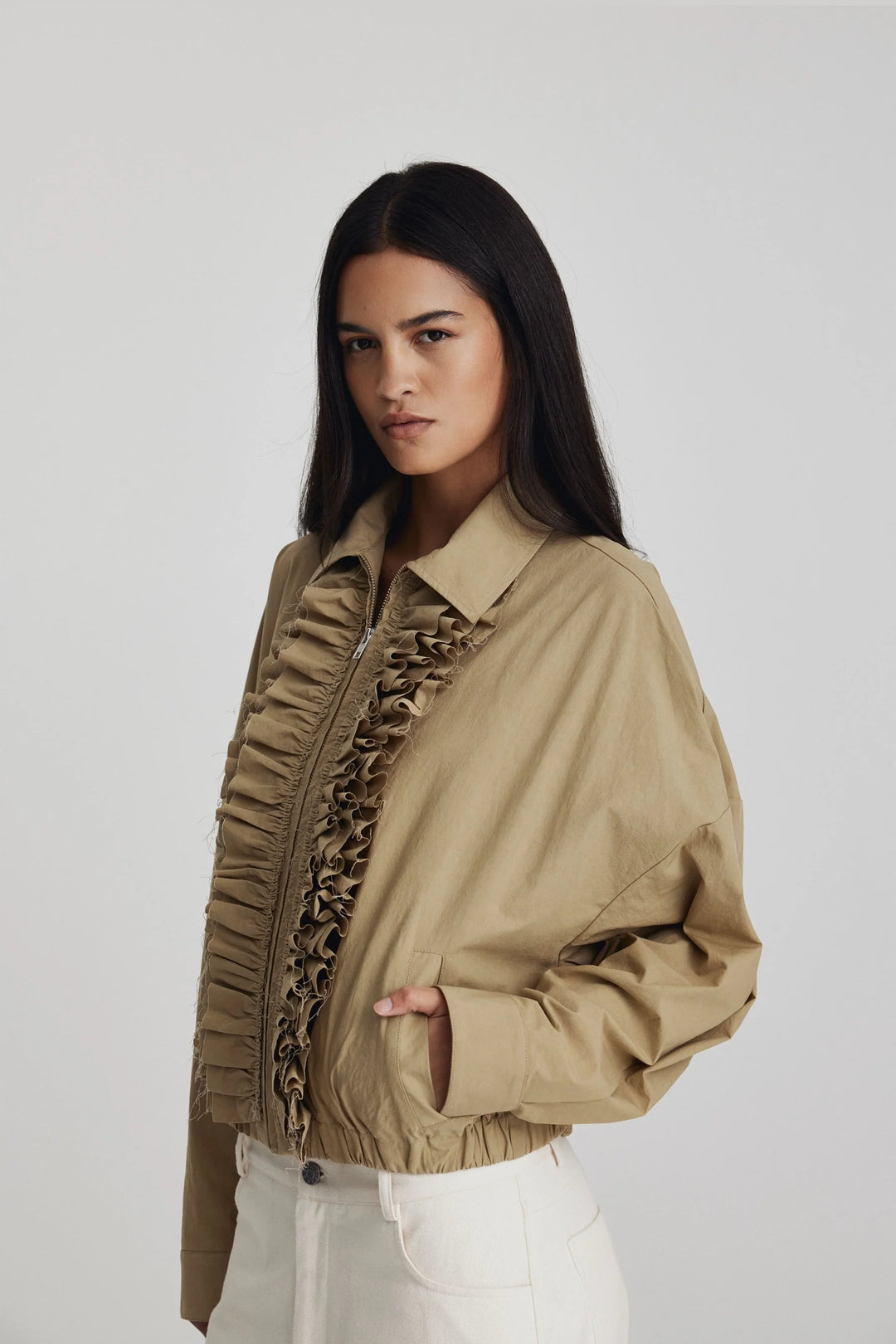 Darci Jacket | Light Taupe