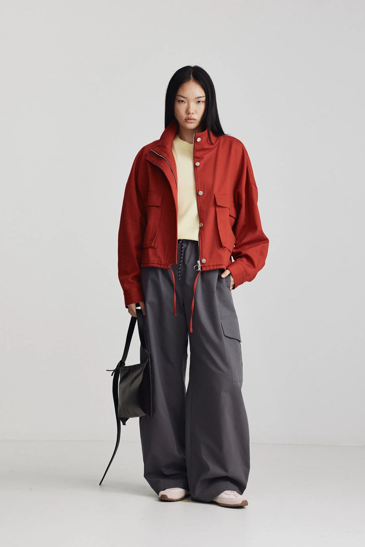 David Jacket | Berry Red