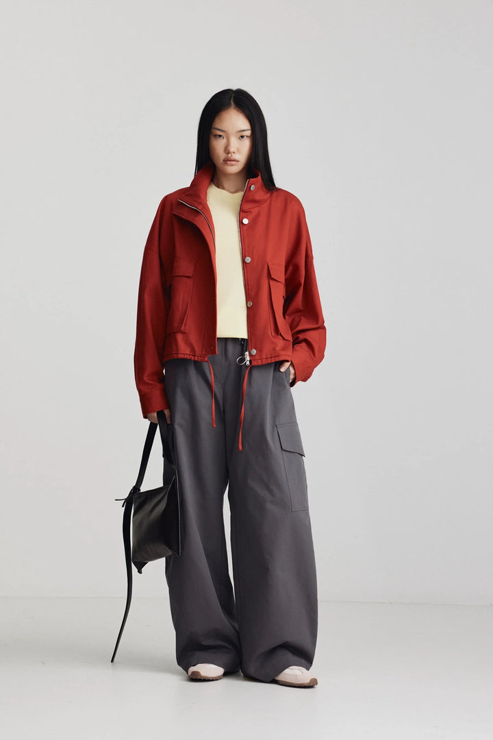 David Jacket | Berry Red