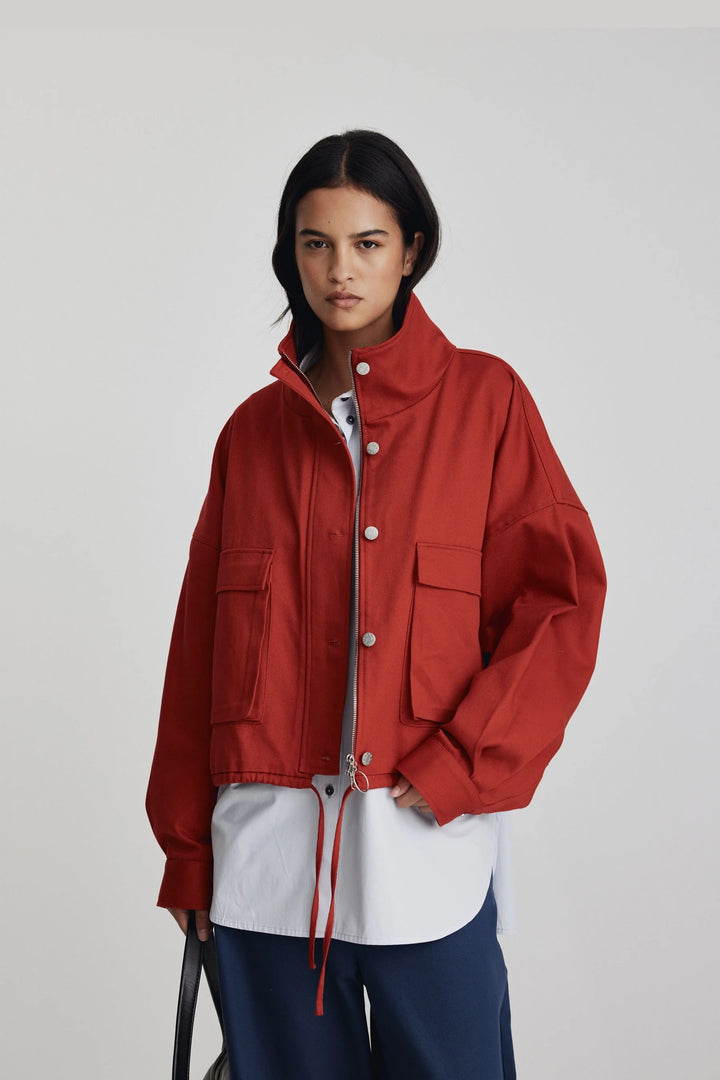 David Jacket | Berry Red
