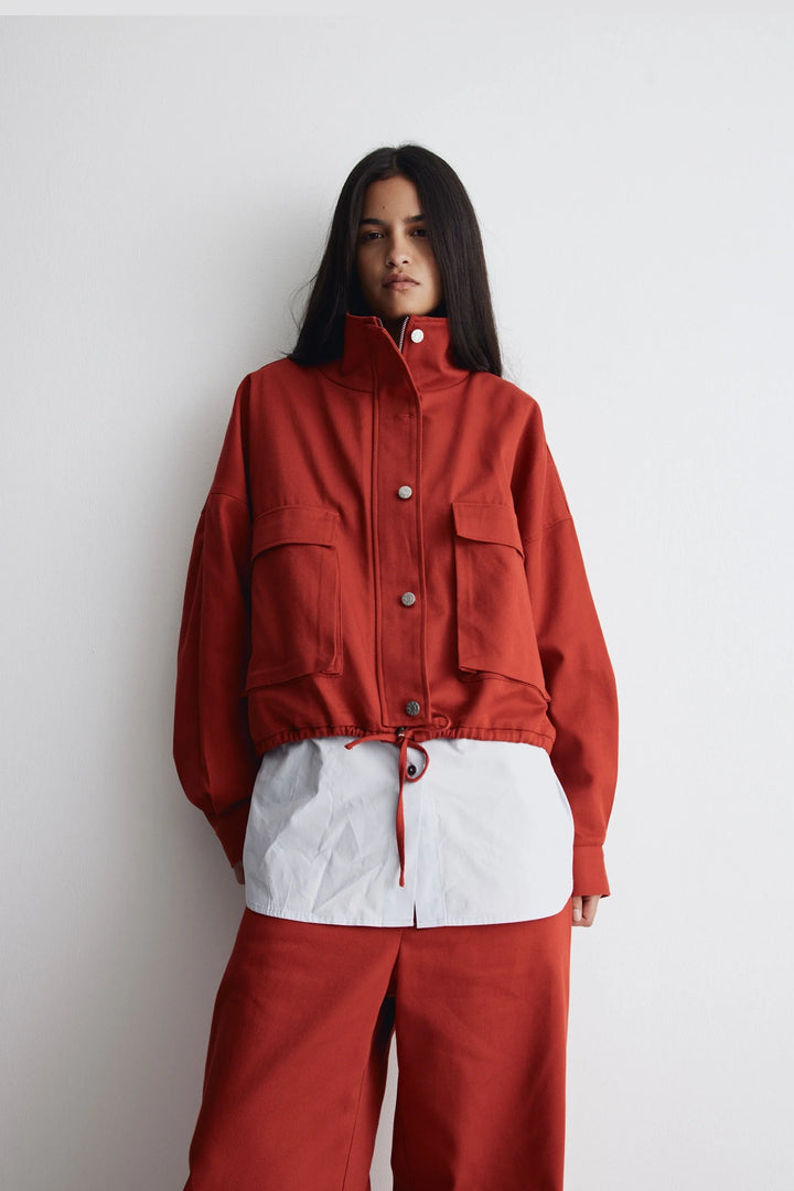David Jacket | Berry Red
