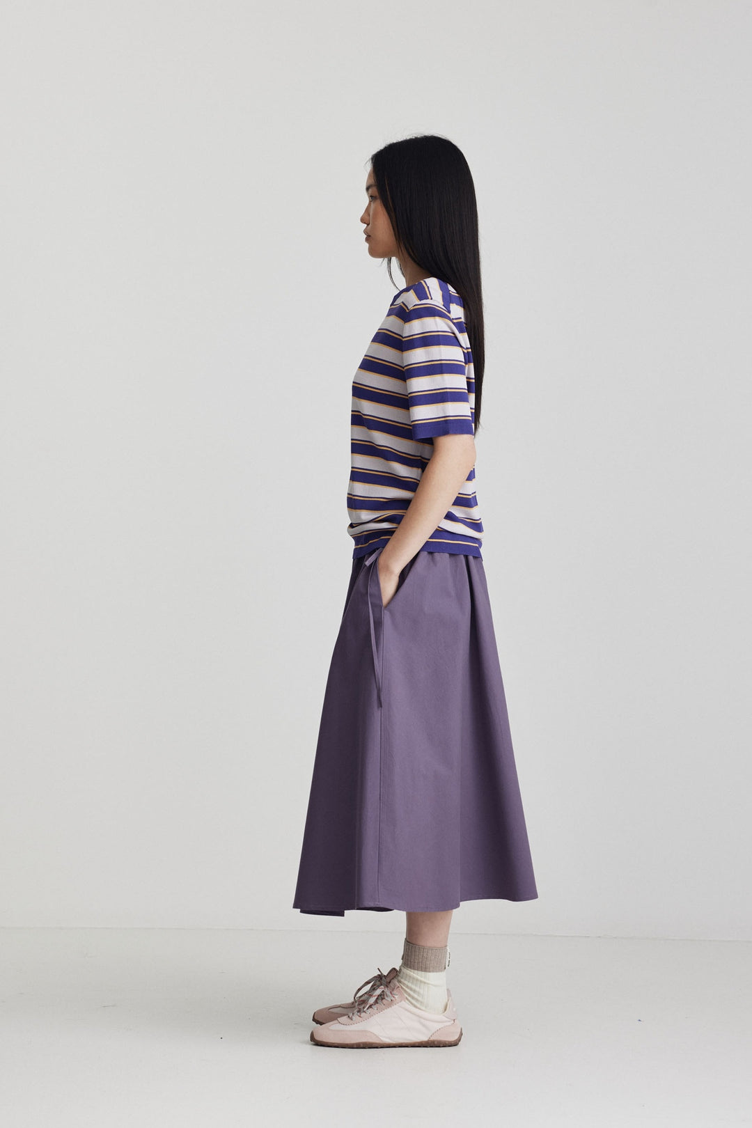 Micha Skirt | Black Grape
