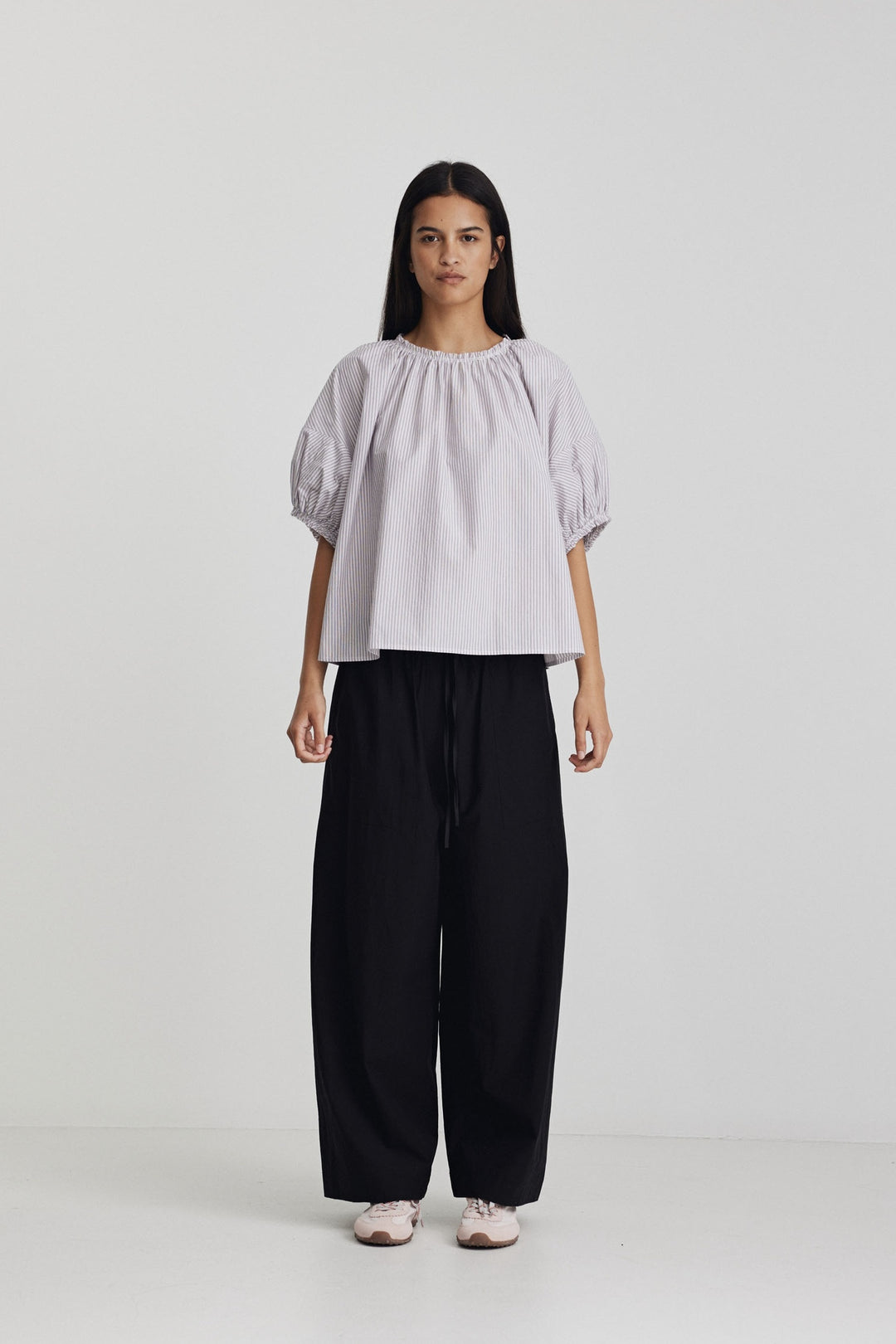 Tomas Top | Purple Stripe
