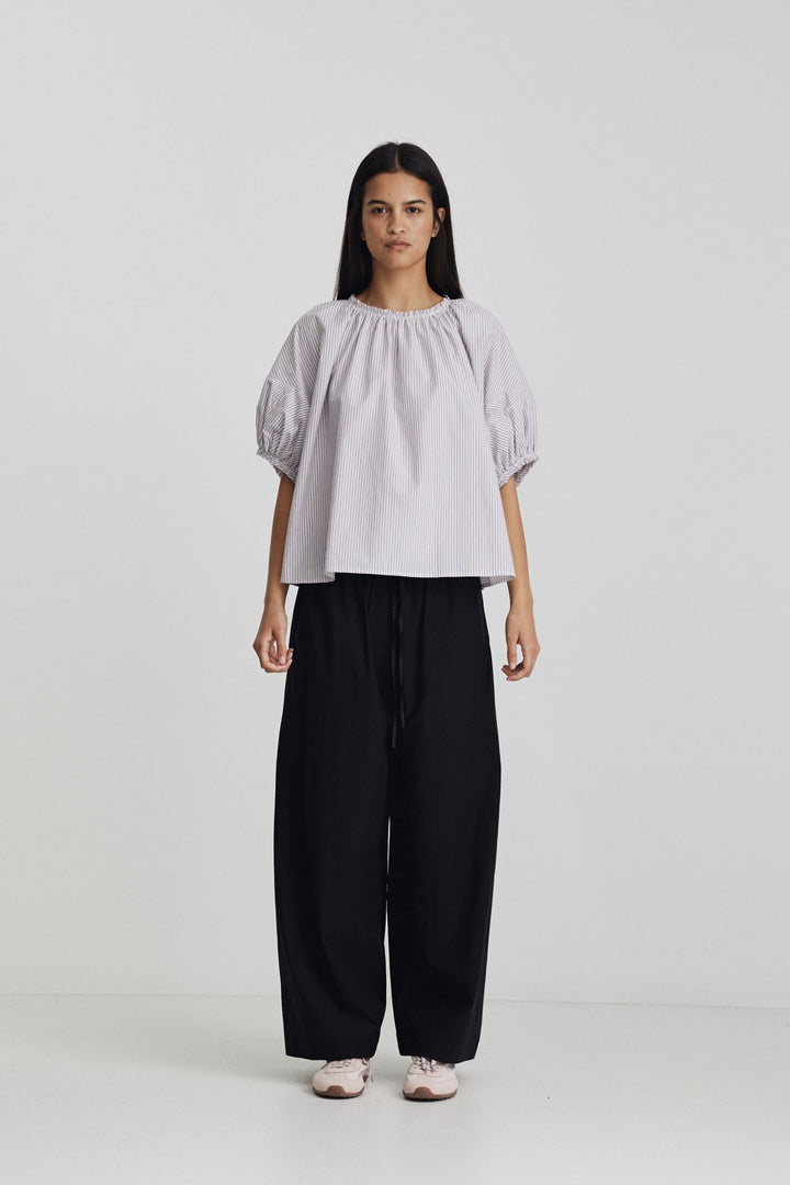 Tomas Top | Purple Stripe