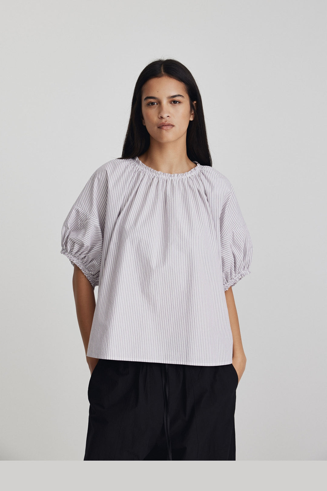 Tomas Top | Purple Stripe