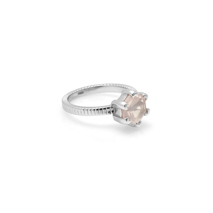 Harmony Ring | Rose Quartz/Silver