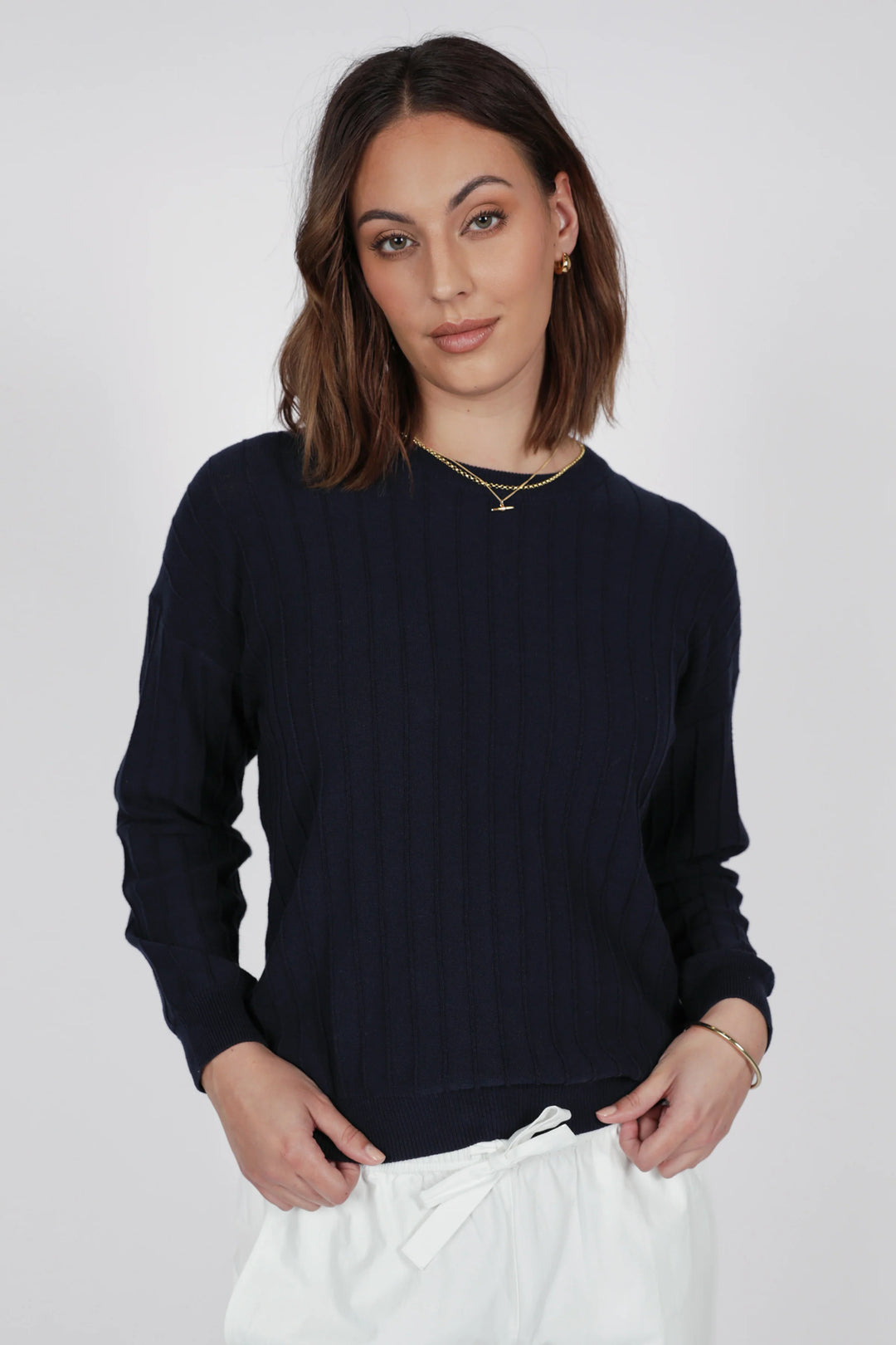 Soleil Knit Sweater | Ink