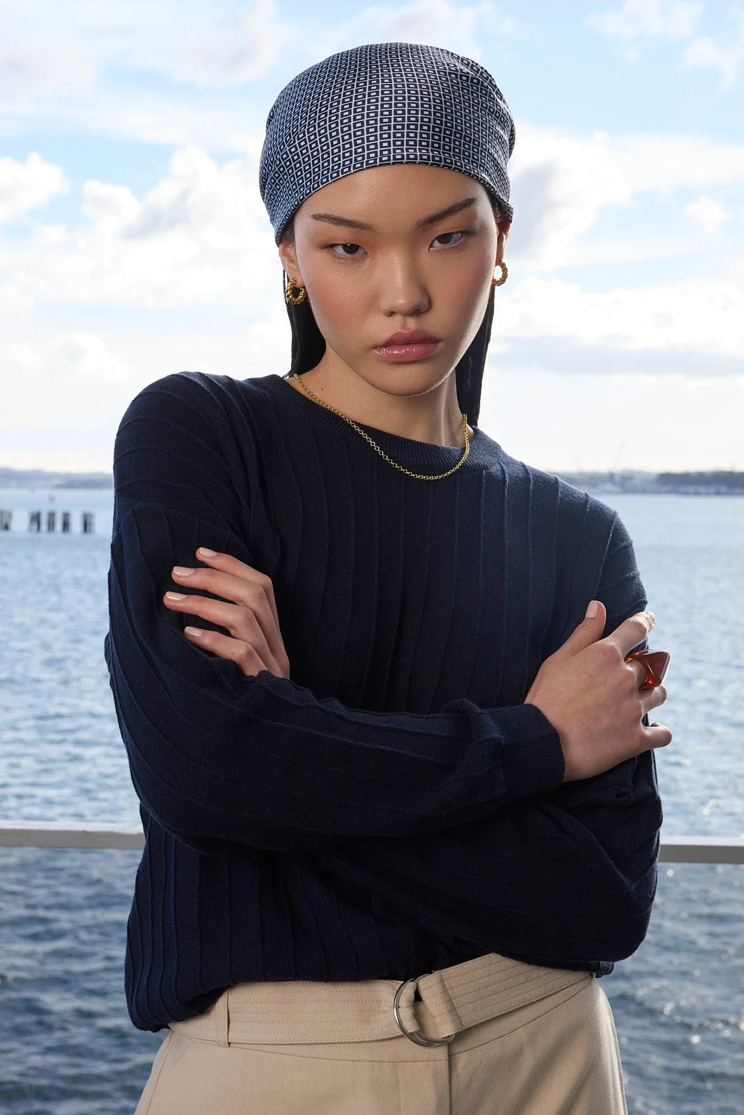 Soleil Knit Sweater | Ink