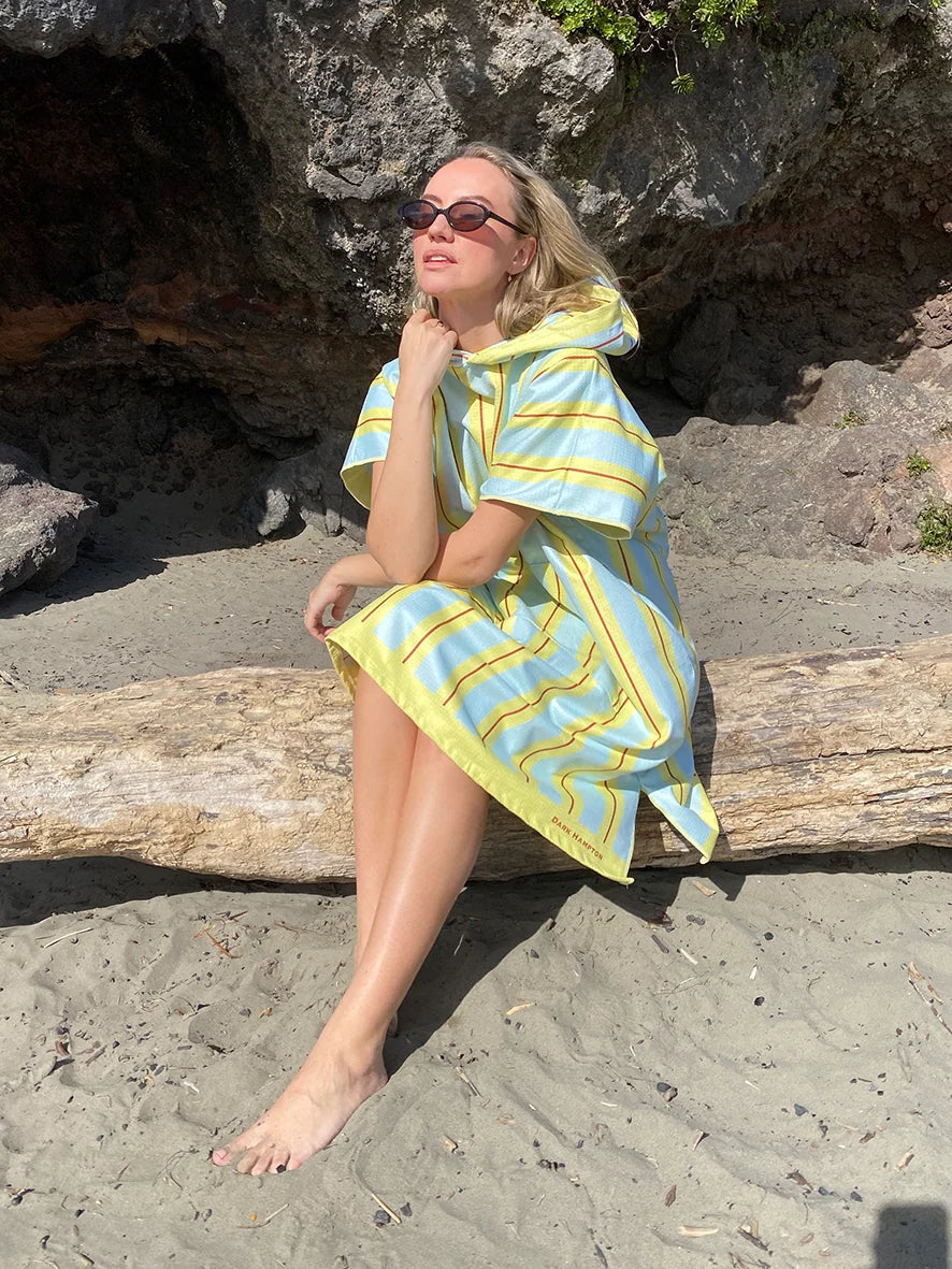 Hooded Towel | Sorrento Pale Blue