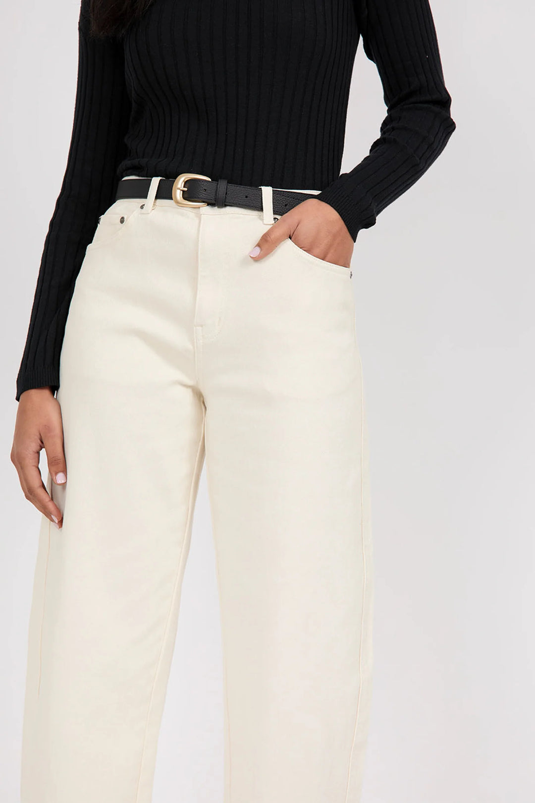 The Essential Belt | Black/Gold