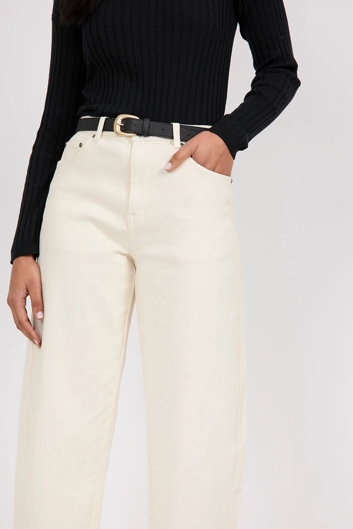 The Essential Belt | Black/Gold