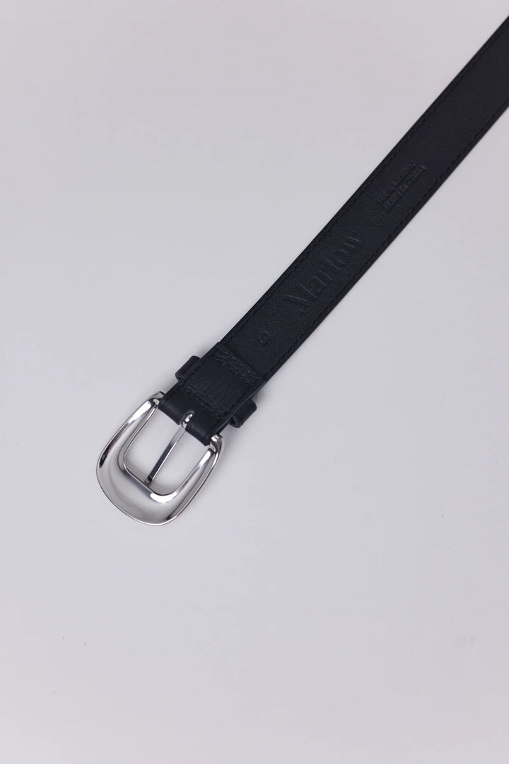 The Essentail Belt | Black/Silver