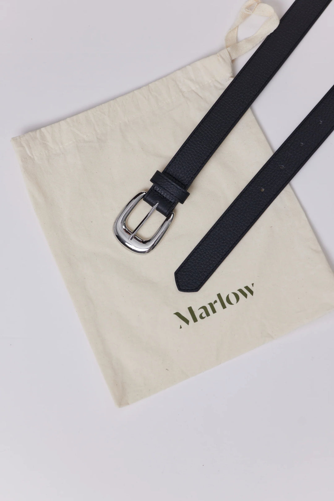 The Essentail Belt | Black/Silver