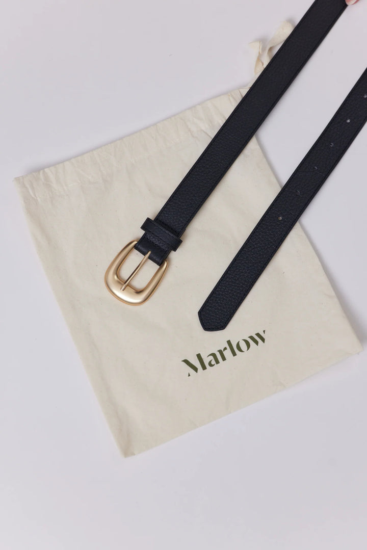 The Essential Belt | Black/Gold