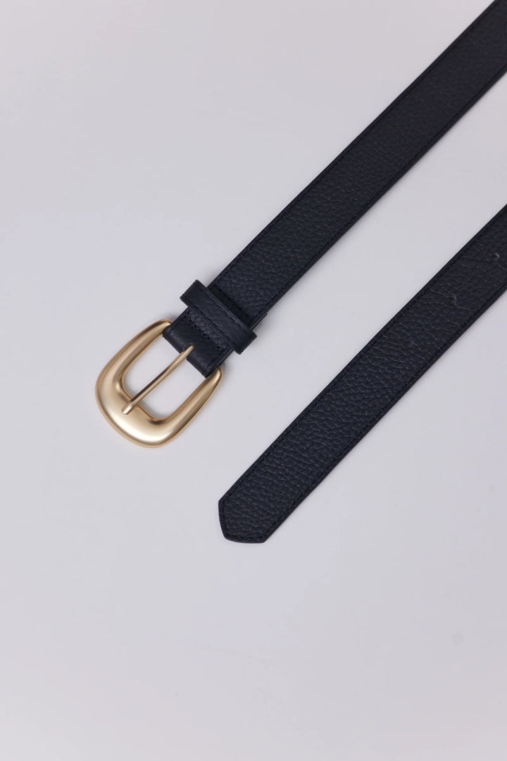 The Essential Belt | Black/Gold