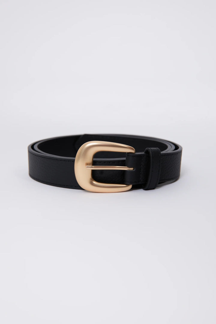 The Essential Belt | Black/Gold