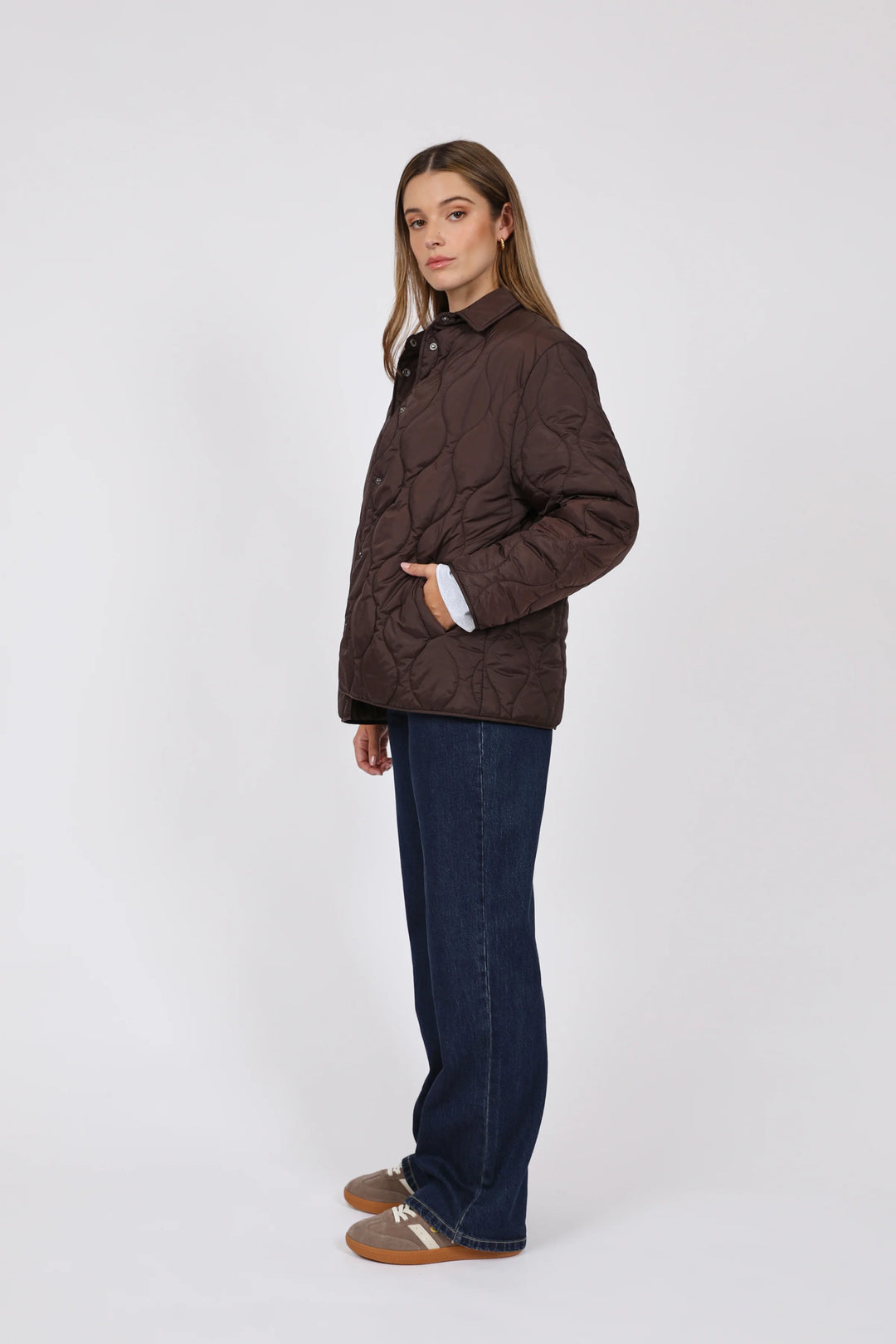 Toronto Quilted Jacket | Java