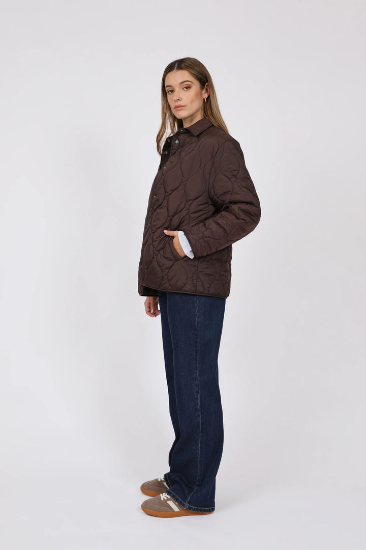 Toronto Quilted Jacket | Java