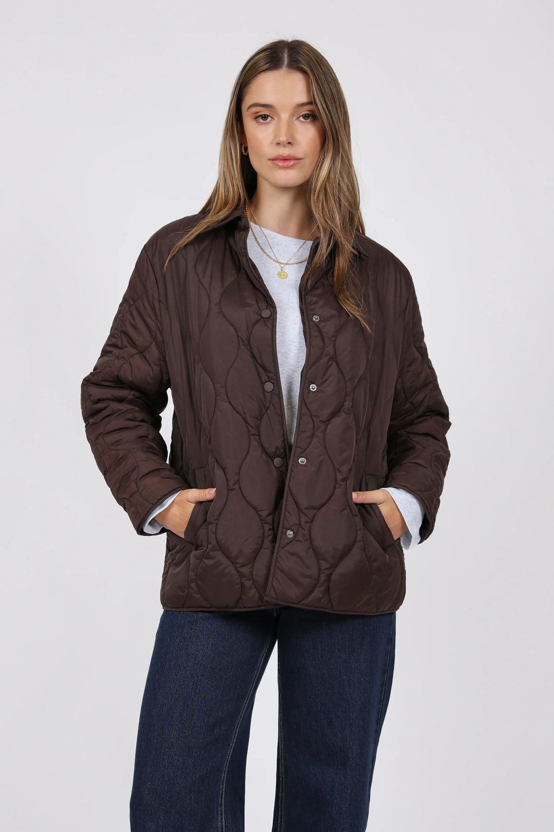 Toronto Quilted Jacket | Java