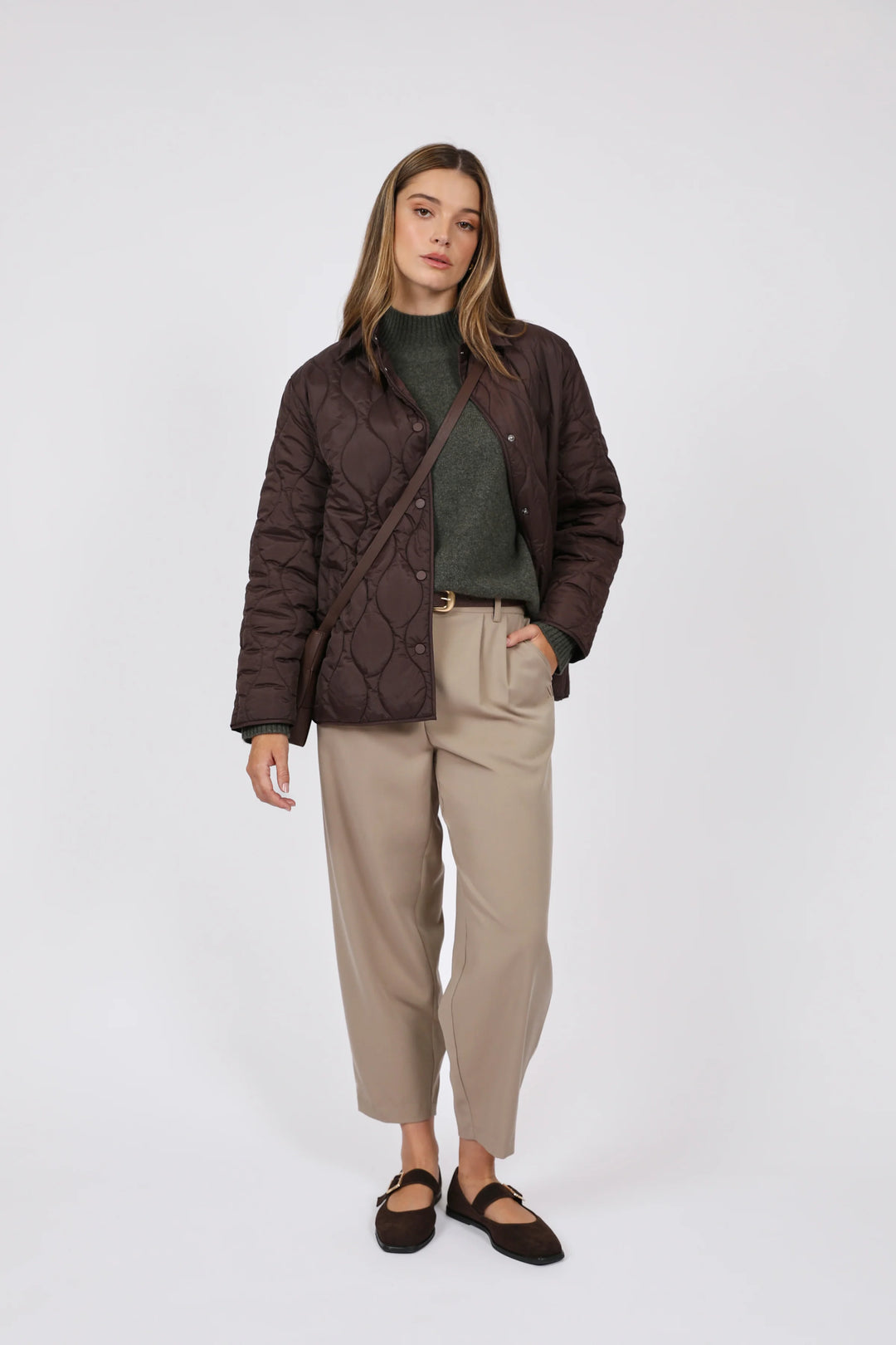 Toronto Quilted Jacket | Java