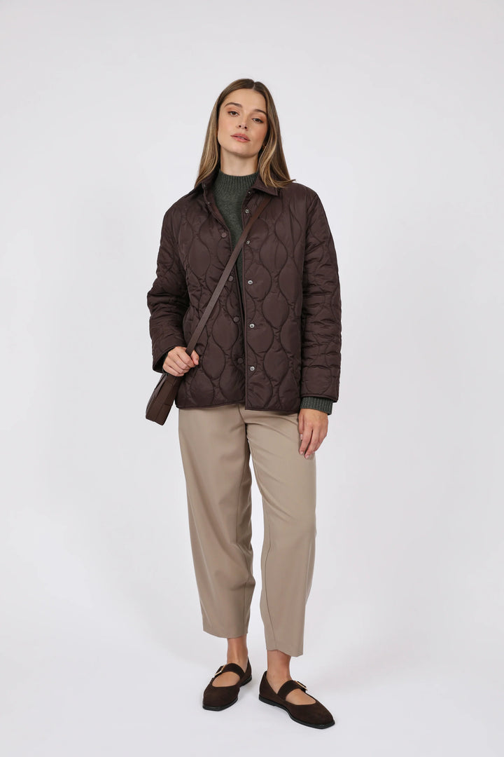 Toronto Quilted Jacket | Java