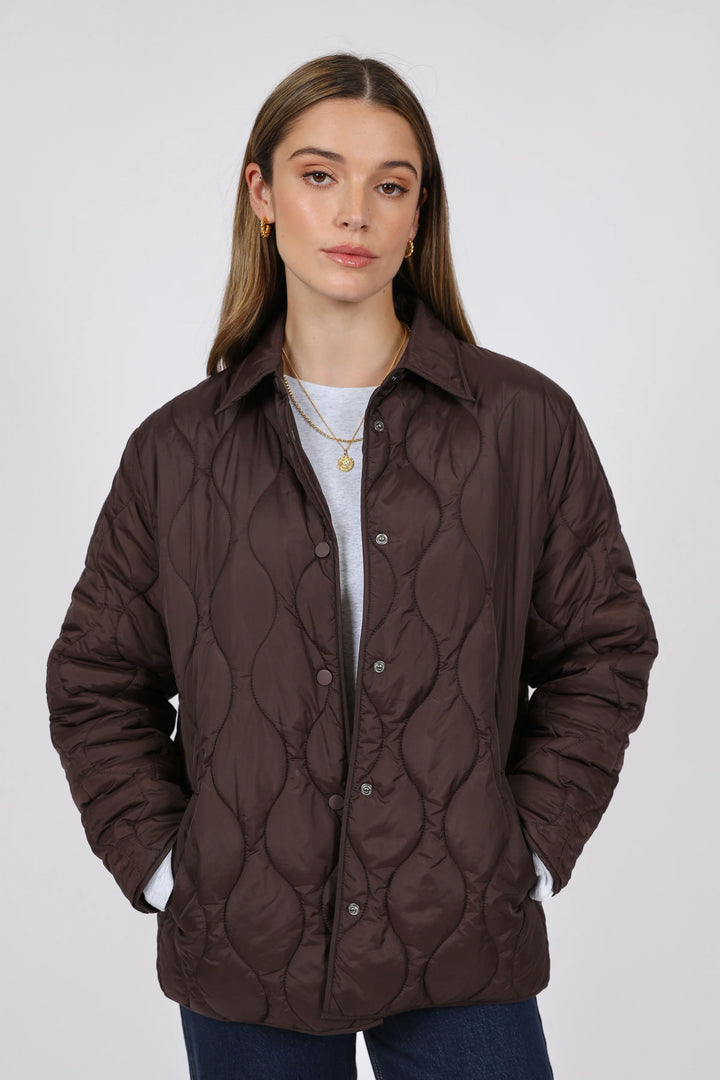 Toronto Quilted Jacket | Java