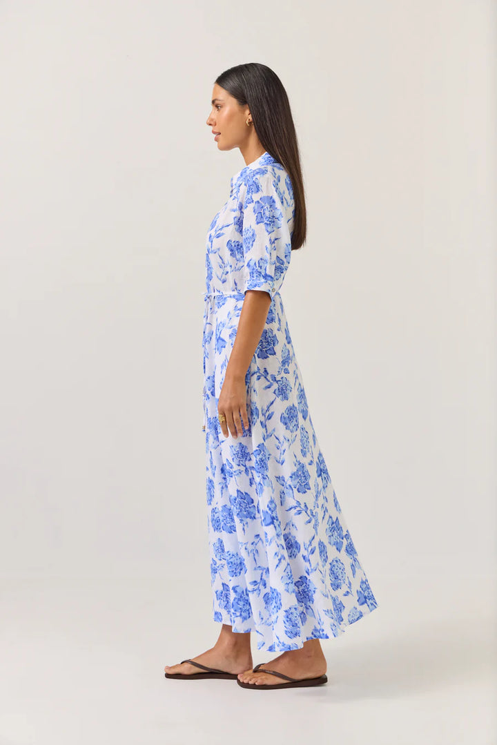 Nicola Dress | Blue Rose