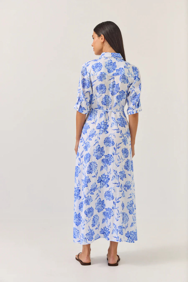 Nicola Dress | Blue Rose