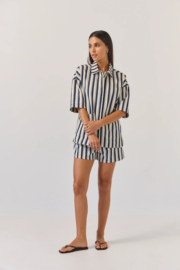 Sebel Shirt | Indigo Stripe