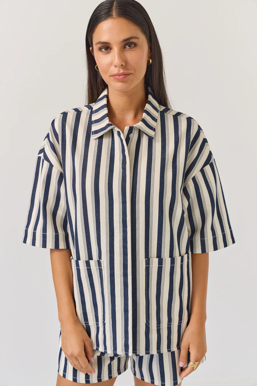 Sebel Shirt | Indigo Stripe