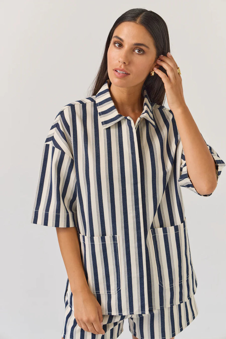 Sebel Shirt | Indigo Stripe