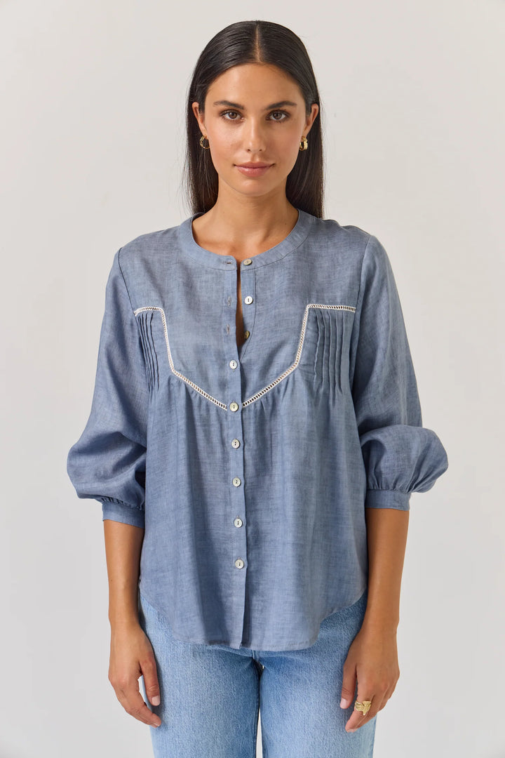 Saint Top | Denim Blue