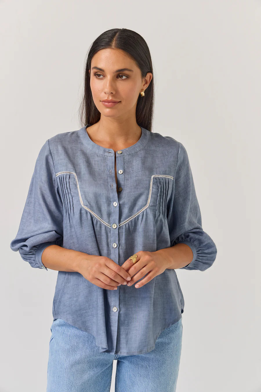 Saint Top | Denim Blue
